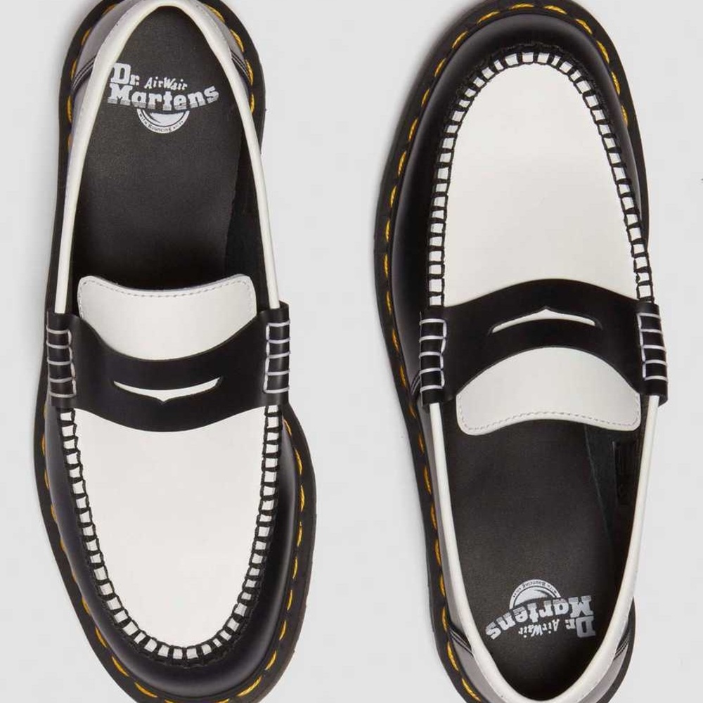 Dr. Martens Black and White Leather Penton
Loafers - Picture 9 of 15